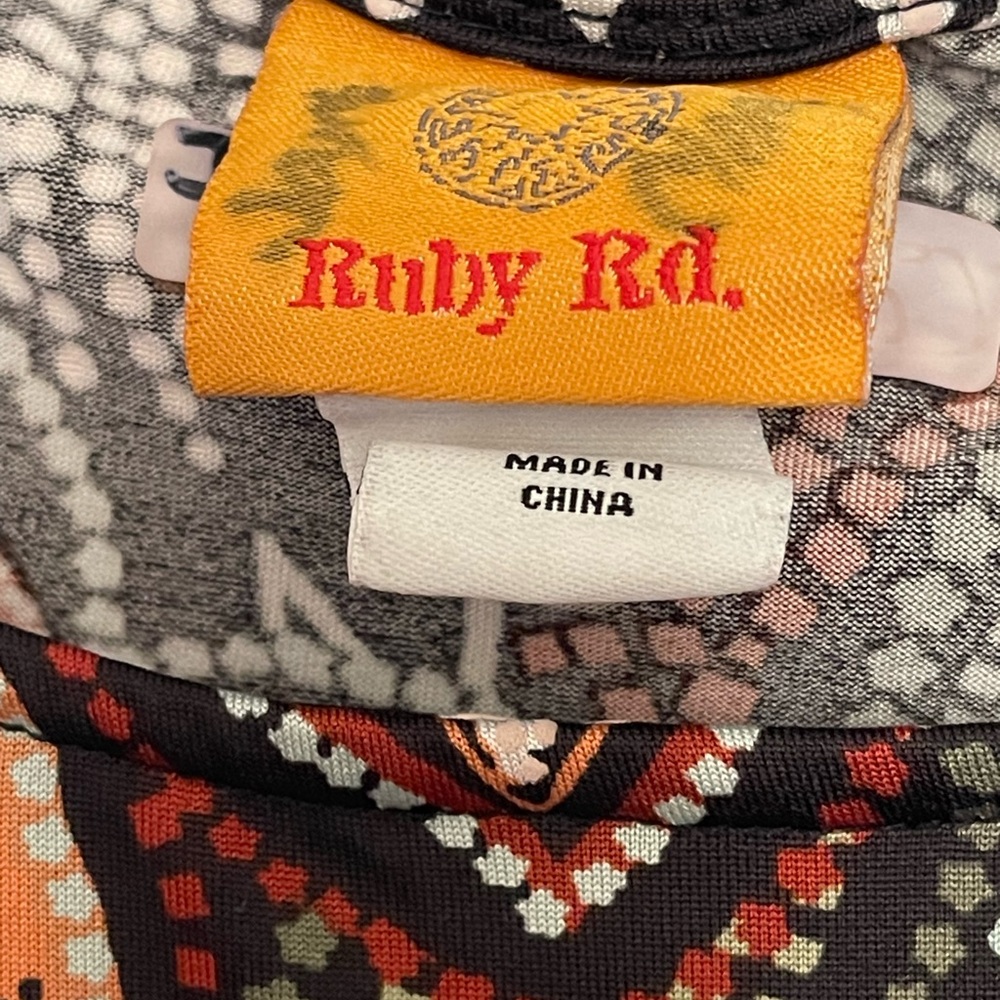 Ruby Rd. Multicolor Floral Blouse - Picture 3 of 6